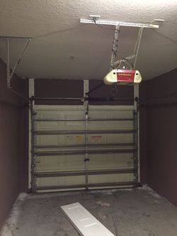 Garage door spring broken