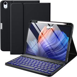 Harvopu Compatible for iPad Air 11-inch M2/ 10.9 Inch Air 5th 4th Generation Case with Keyboard