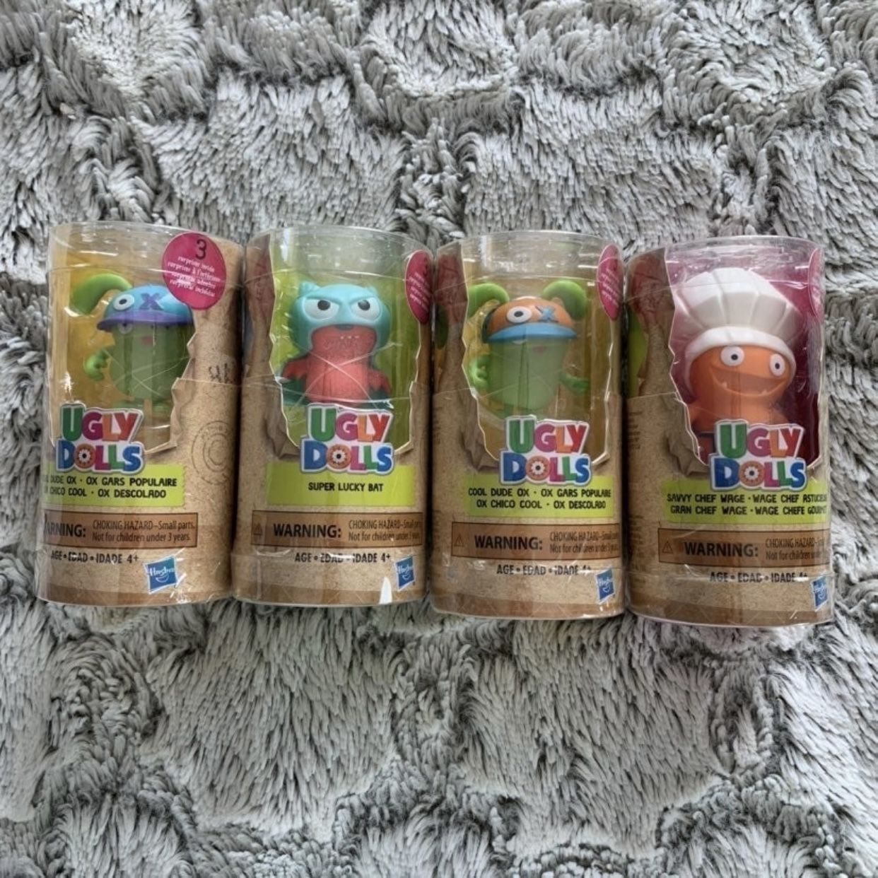 New 4pc Ugly Dolls