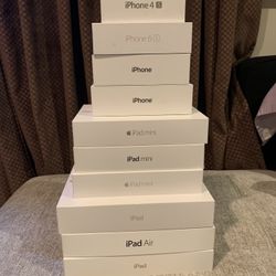 10 Apple Ipad iPhone Boxes EMPTY 