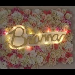 Flower Wall Backdrop