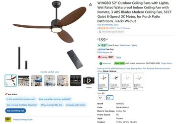 Outdoor Ceiling Fans with Lights