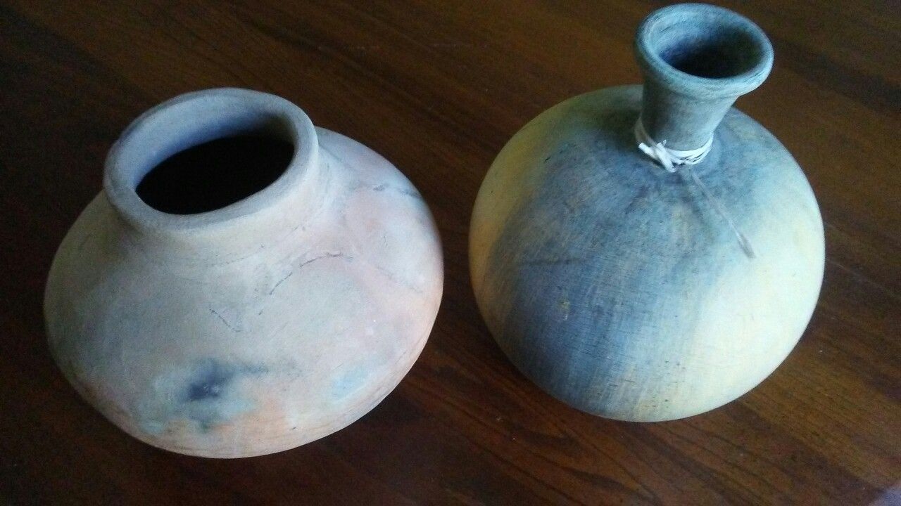 Clay vases