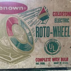 Vintage Colortone Electric Roto-Wheel