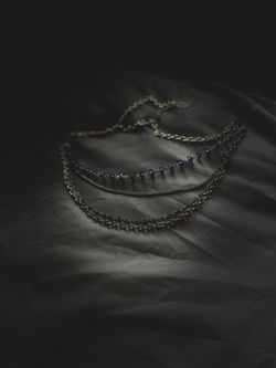 Vintage Signed Gold Plated Avon 4 Layer Necklace 