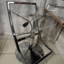 Napoli Clear Acrylic Vanity Stool