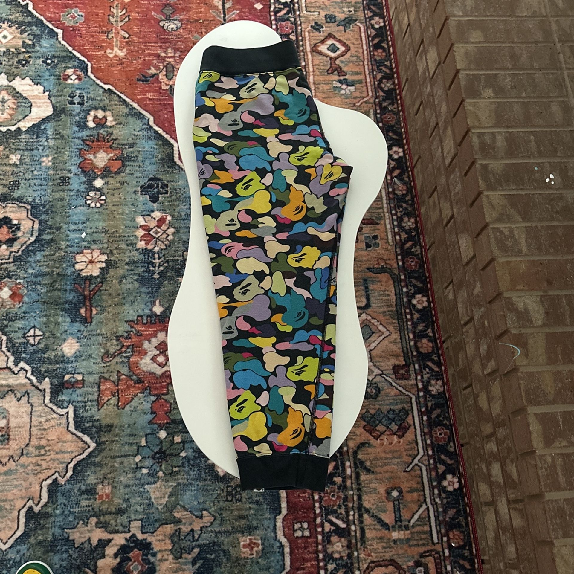 Vintage Multi Colored BAPE Joggers