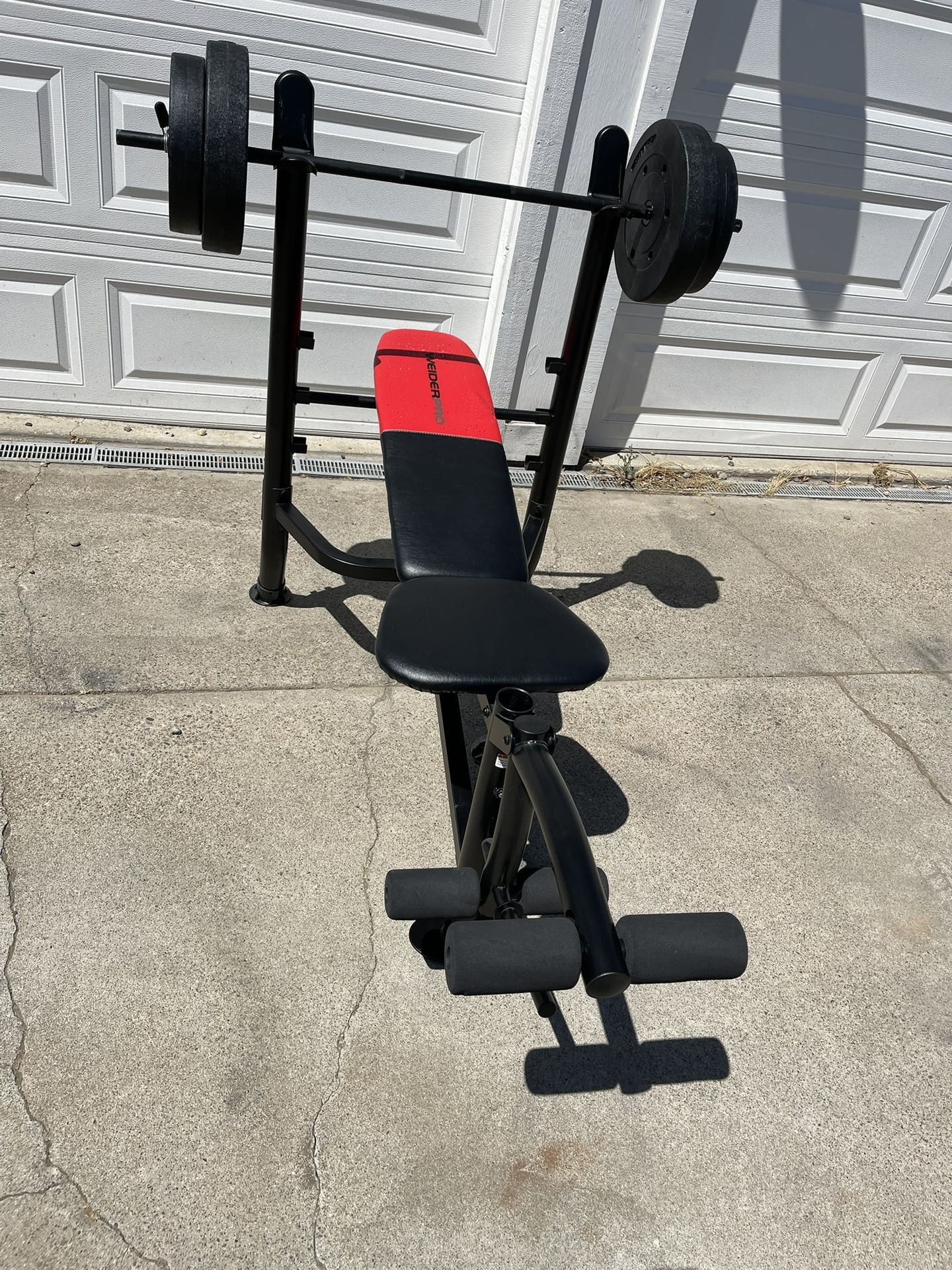 Bench press and Weights
