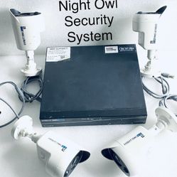 Who There? Night Owl 8 Channel 2TB HDD DVR Security System With (4) 5.0 L2 Bullet Cameras