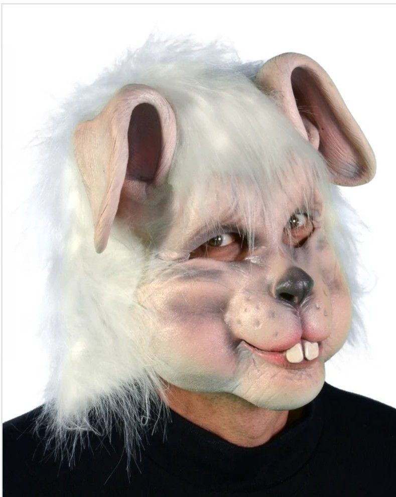 Halloween Costume Cheeks Bunny Full Latex Mask Wonderland Zagone Studios Rabbit