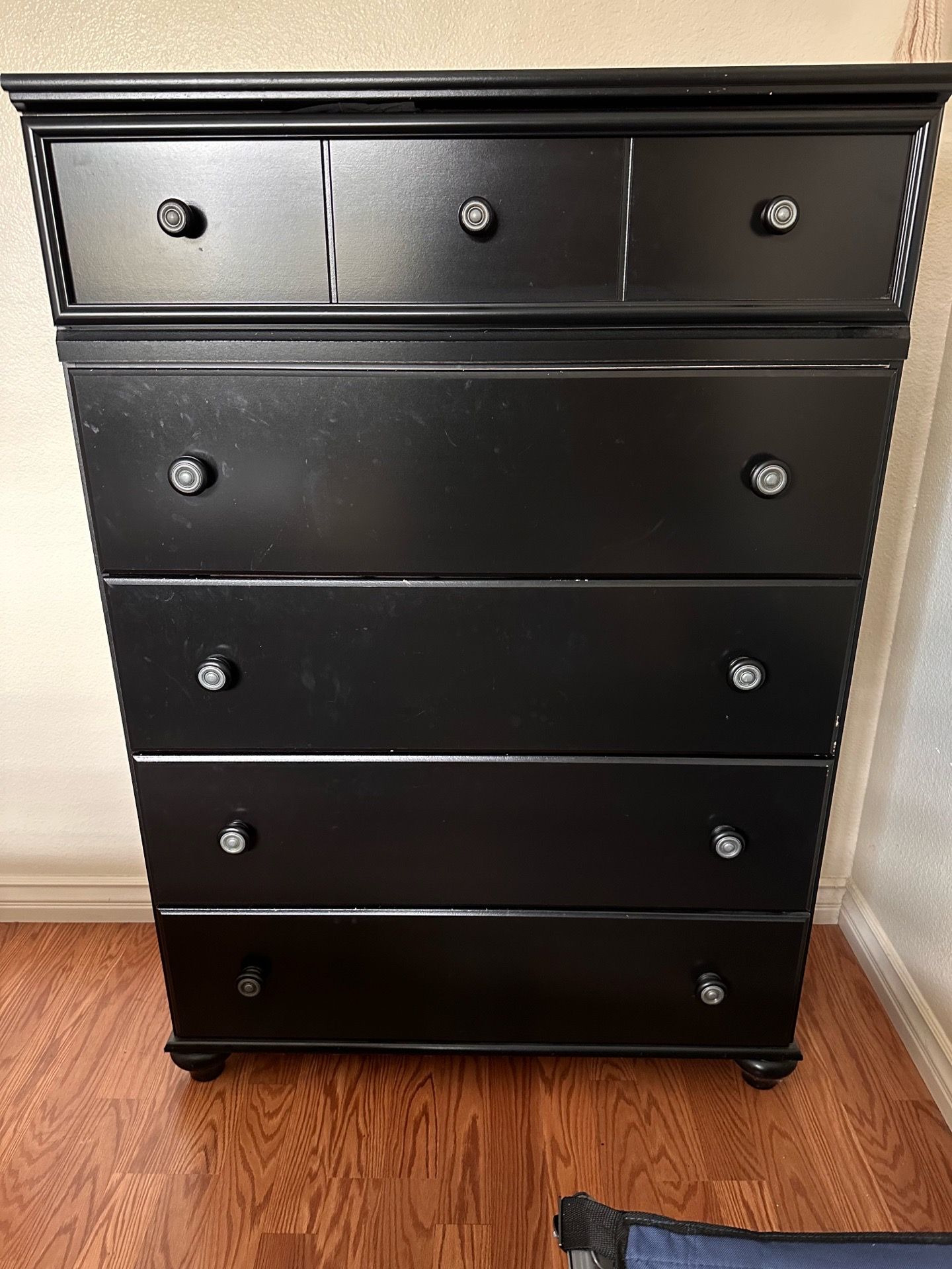 Dresser Tall black 5 drawers