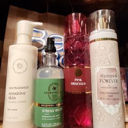 Bath And Bodyworks Bodyspray And Lotion 