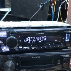 Kenwood Bluetooth Audio USB Auxiliary Car Stereo Head Unit 