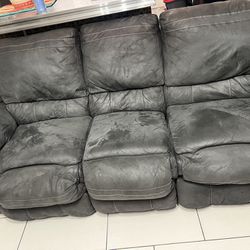 2 Sided Recliner Couch 