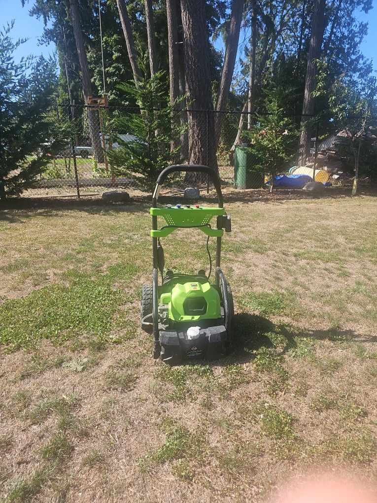 Green Work Pressure Washer 