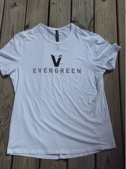 Lululemon Evergreen Logo Tee XL Minimalist Athleisure Clean Girl
