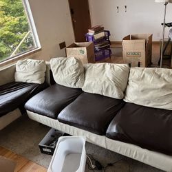 Room And Board Leather Couch