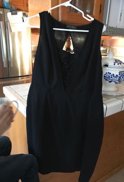 Large black dress