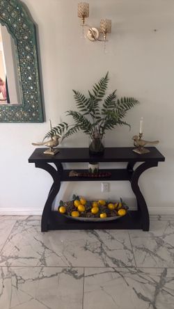Brown Console Table