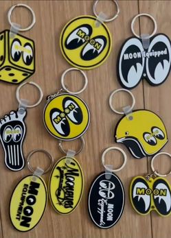 Mooneyes moon eyes key ring keychain sold separately SHIPPING AVAILABLE