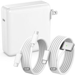 Brand New 100W Charger for MacBook 6.6FT USB C to 3 Magnetic 3 Cable, 6.6FT USB C to C Cable