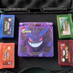 Gameboy Advance SP Gengar Edition