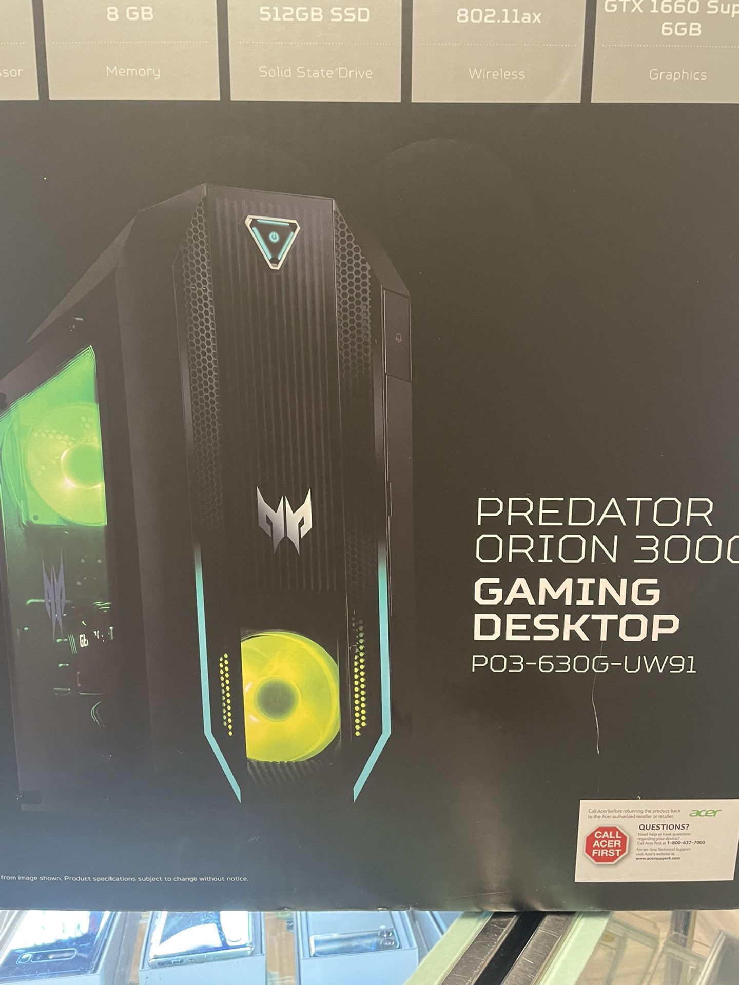 Acer predador