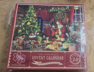 24 Day Christmas Calendar 1008 Piece Jigsaw Puzzle