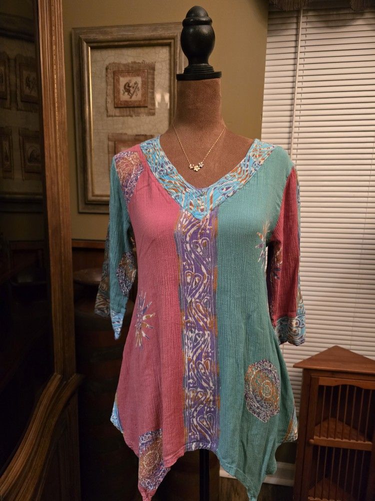 Soft Surroundings Tunic Celestial Top Xs