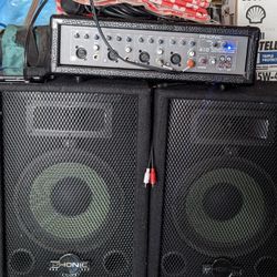 Amp And Speakers 