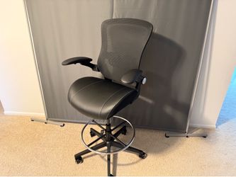 Ergonomic Drafting Chair / Standing Desk Chair – Like New, Used Once