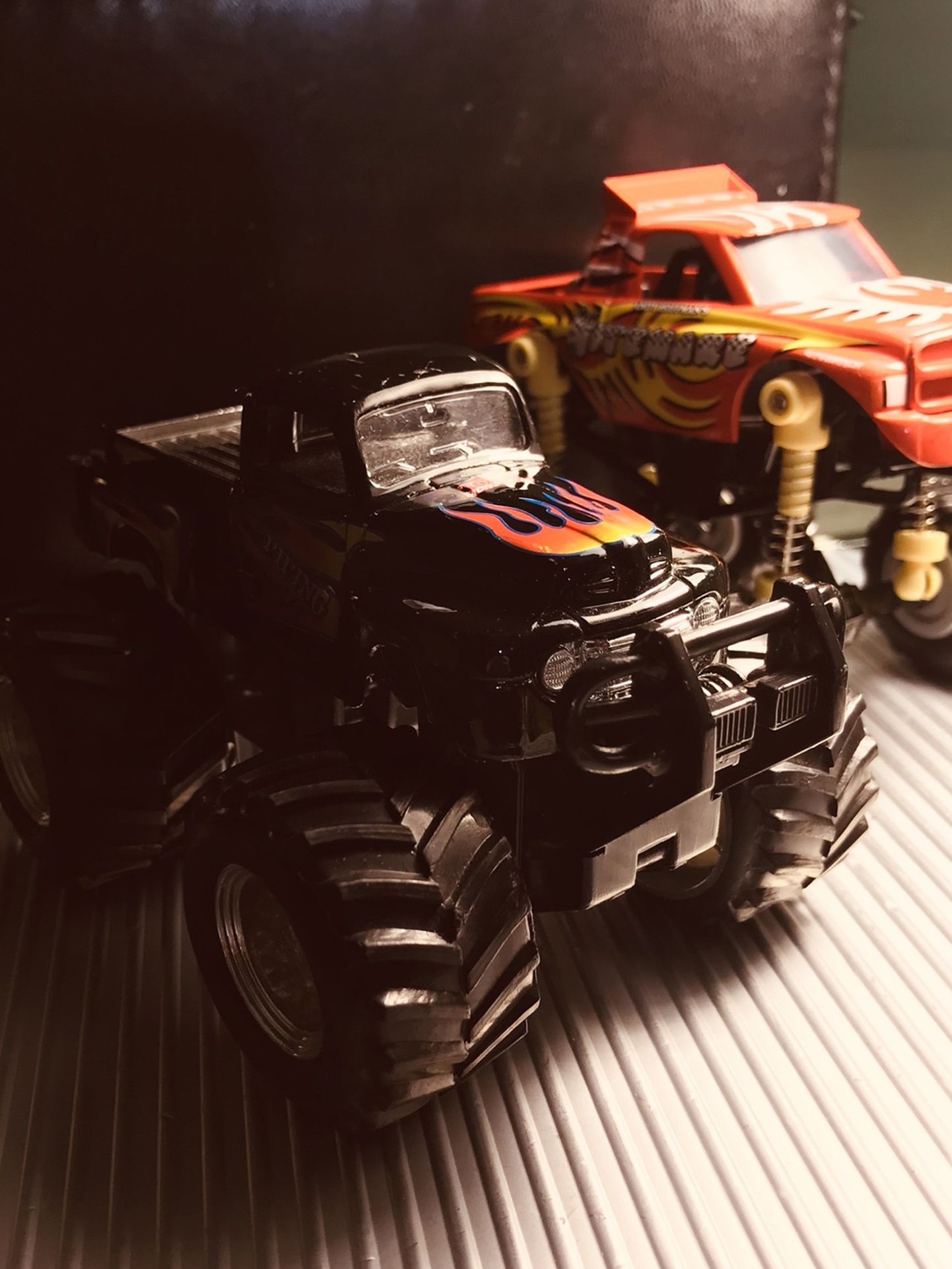 (2 Inches 1/43 )π€? Monster Trucks, Maisto Tonka Piping Hot) and Spin Master Nitemare