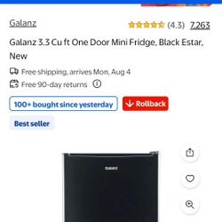 Galanz Refrigerator Mini 