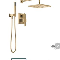 Delta
Modern Square Non Shared Function Shower System Package with 1.75GPM Single Function Shower Head and Hand Shower - Includes