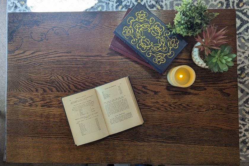 Antique Mission Study Desk