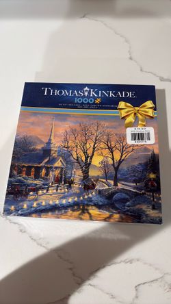 1000 peace puzzle of a nice Christmas sunset