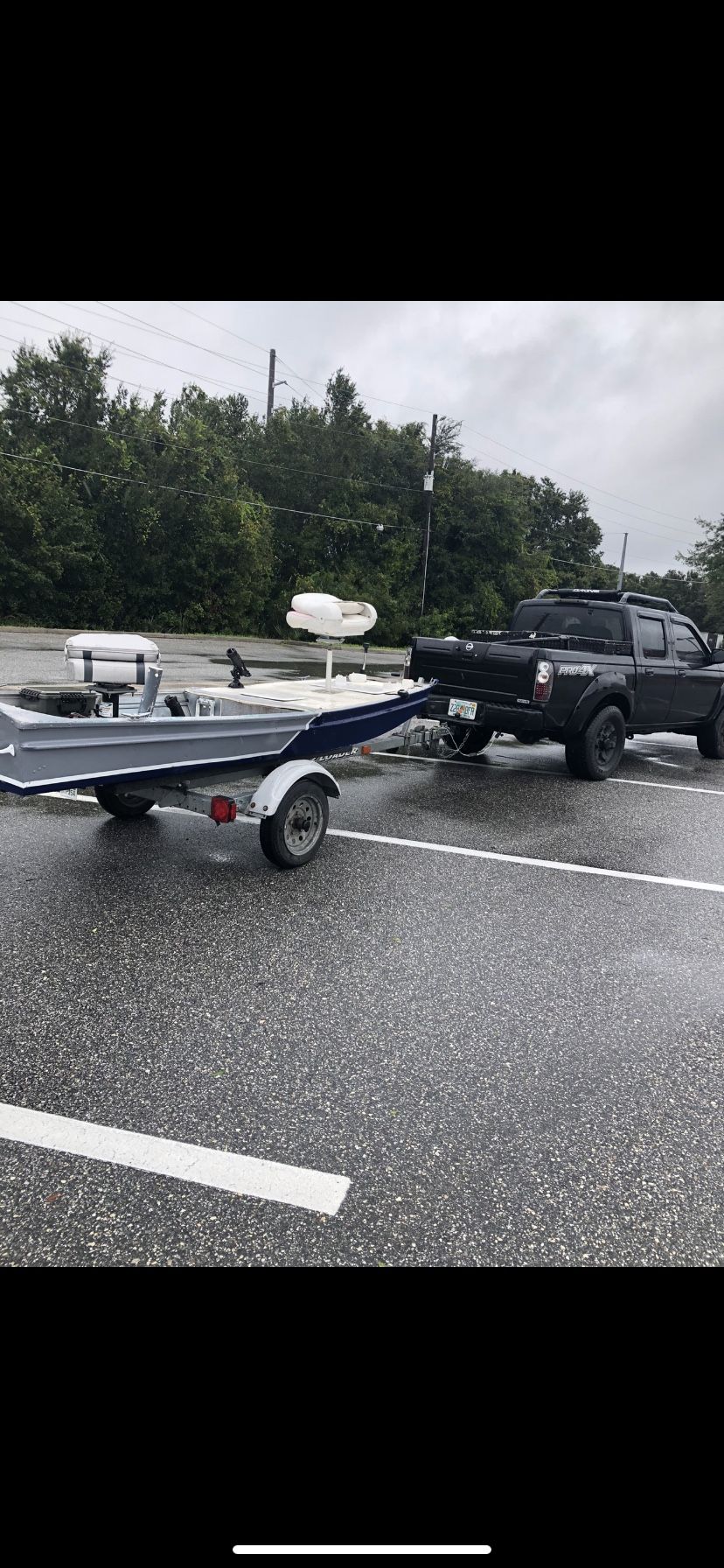 10ft Jon Boat W Trailer