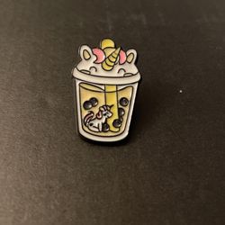 Unicorn Boba Pin
