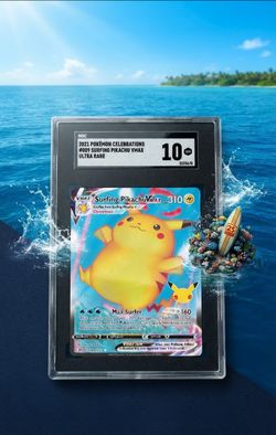 SGC 10 Surfing Pikachu VMAX 2021 Pokémon Celebrations Ultra Rare