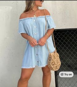 New Denim Dresses regular $49