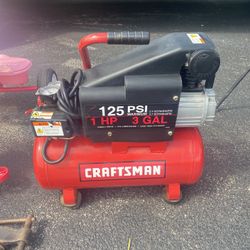 Craftsman Compressor 3 Gal 125 Psi