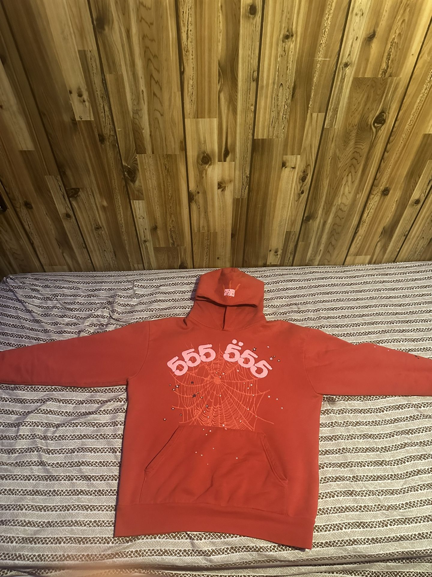 Spider Hoodie 555 Red
