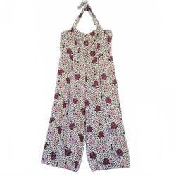 Candies Sleeveless Size XL Mid Length Romper Jumpsuit Floral/Leopard,