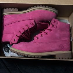 Pink Timberland 