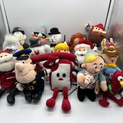 Rudolph The Red Nosed Reindeer Island Of Misfit Toys Frosty CVS Plush Lot Of 15