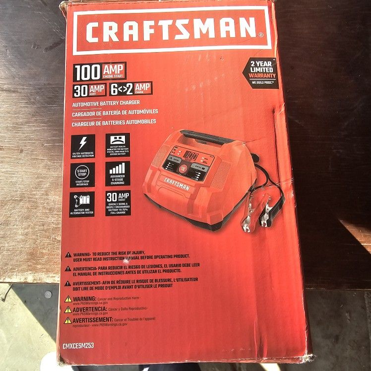 CRAFTSMAN BATTERY CHARGER/JUMP STARTER
