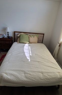 Cozy Cream Pintuck Diamond Pleated Comforter