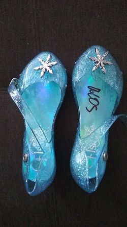 Frozen Elsa slippers for halloween zapatillas de disfraz