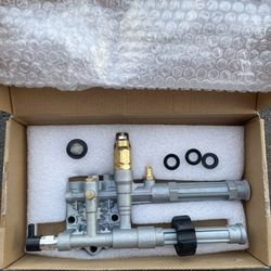 Pressure Washer Pump Head Assy Aluminum AR42518 AR43061 AR42940 Compatible with Troy Bilt RMW SRMW Series Pumps RMW2.2G24 2G23B 2G24 2G20 2G25 SRMW2.2