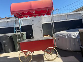 vintage concession cart